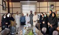 نشست صمیمی معاون توسعه مدیریت و منابع دانشگاه با پرسنل آزمایشگاه و رادیولوژی بیمارستان خاتم‌الانبیاء ایرانشهر