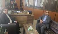 دیدار رییس دانشگاه علوم پزشکی ایرانشهر با مدیرکل منابع فیزیکی و طرح‌های عمرانی درمان وزارت بهداشت و درمان