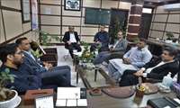 دیدار فرمانده مرکز بهداری رزمی قرارگاه قدس جنوبشرق کشور با رییس دانشگاه علوم پزشکی ایرانشهر