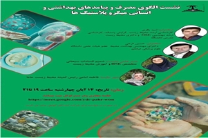 کارگاه نشئت الگوی مصرف و پیامدهای بهداشتی و انسانی میکروپلاستیک ها 